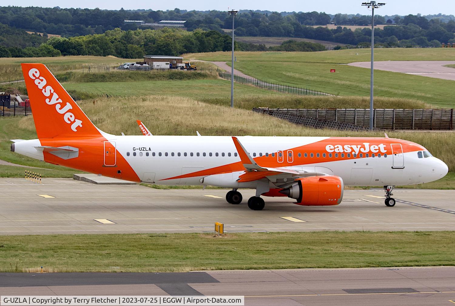 G-UZLA, 2019 Airbus A320-251N C/N 8982, At Luton Airport