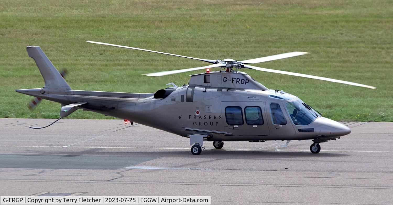 G-FRGP, Leonardo AW109SP GrandNew C/N 22447, At Luton Airport