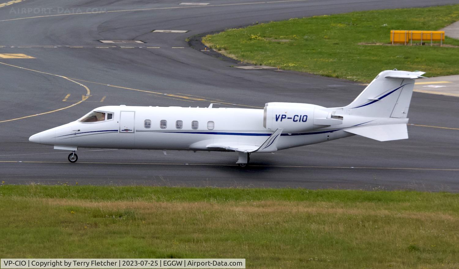 VP-CIO, 2008 Learjet 60 C/N 60-350, At Luton Airport