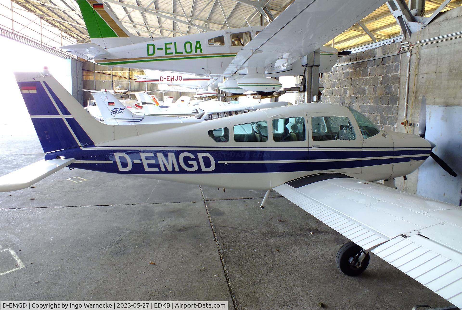 D-EMGD, Beech C24R C/N MC-507, Beechcraft C24R Sierra 200 at Bonn-Hangelar airfield '2305