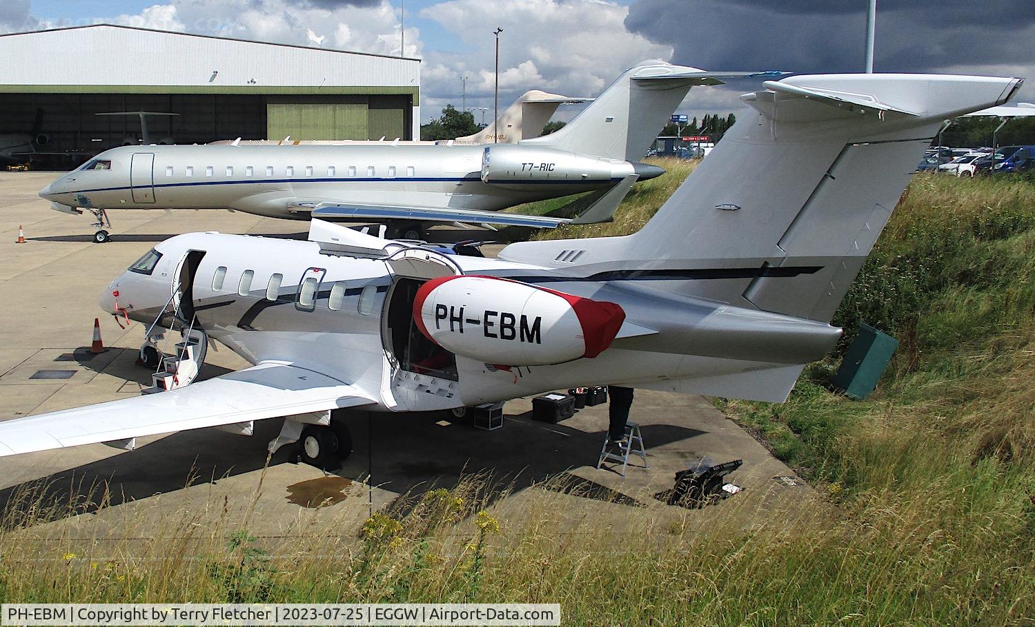 PH-EBM, 2020 Pilatus PC-24 C/N 199, At Luton Airport