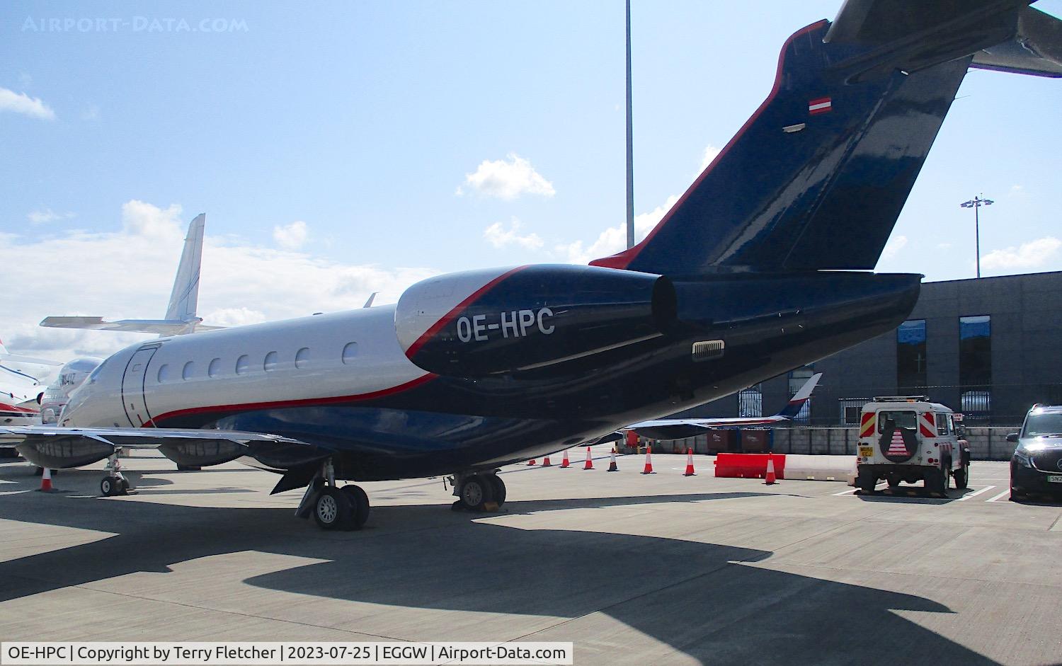 OE-HPC, 2018 Embraer EMB-550 Legacy 500 C/N 55000072, At Luton Airport