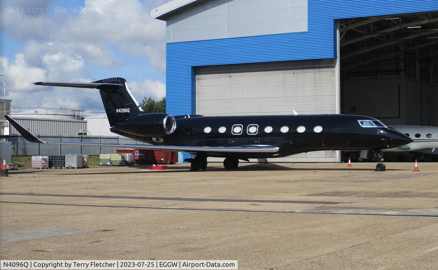 N4096Q, 2019 Gulfstream Aerospace G650 (G-VI) C/N 6408, At Luton Airport