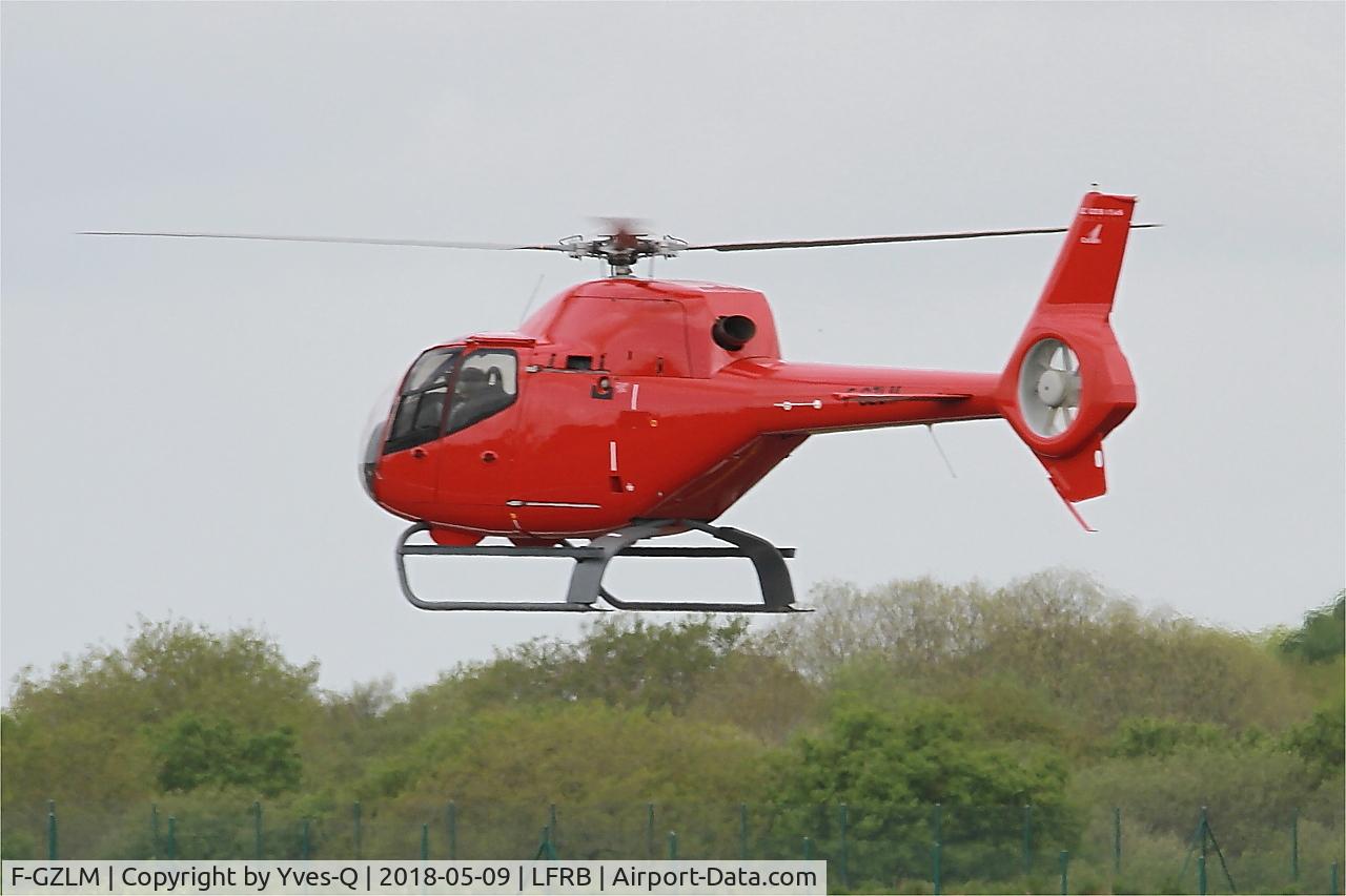 F-GZLM, Eurocopter EC-120B Colibri C/N 1546, Airbus helicopters EC-120B Colibri, On final rwy 25L, Brest-Bretagne airport (LFRB-BES)