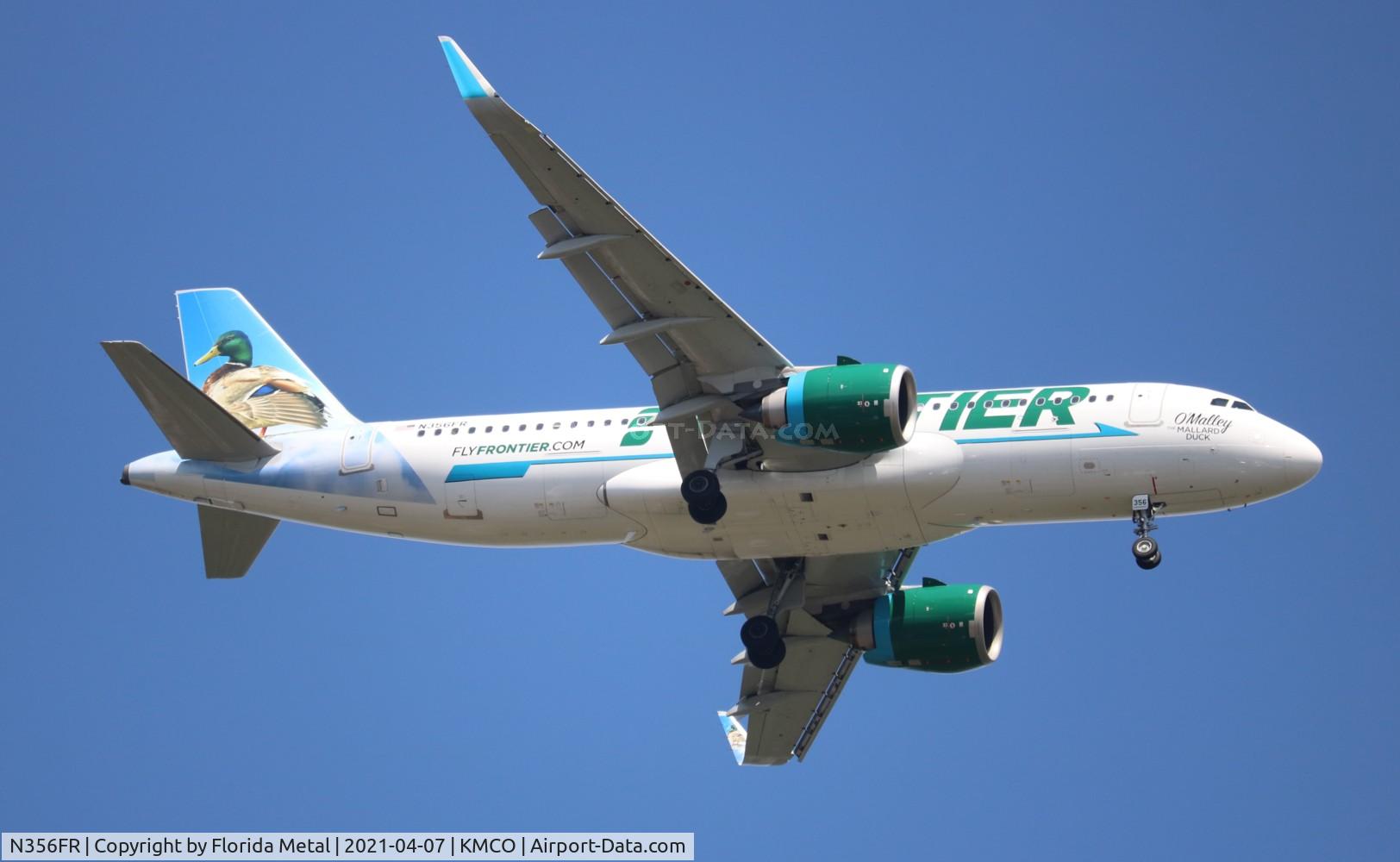 N356FR, 2019 Airbus A320-251NEO C/N 9065, FFT A32N O'Malley zx CLE-MCO