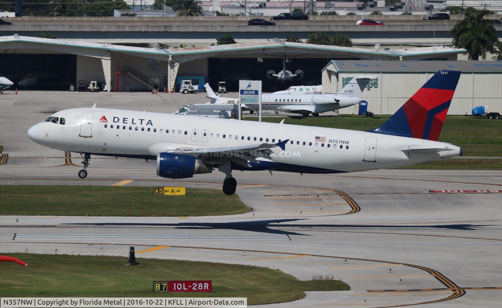 N357NW, 1998 Airbus A320-212 C/N 830, DAL A320 zx DTW-FLL