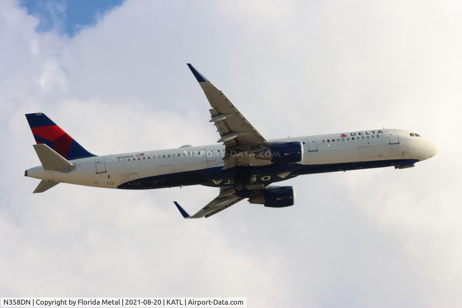 N358DN, 2018 Airbus A321-211 C/N 8316, DAL A321 zx ATL-SAN