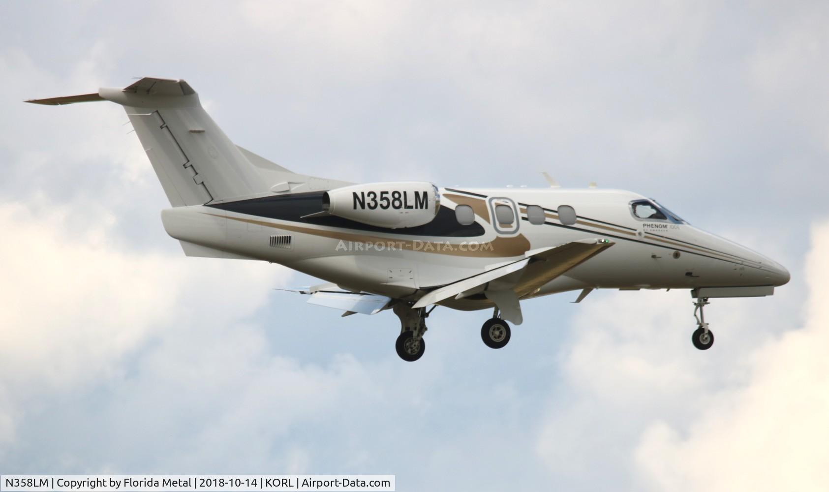 N358LM, 2015 Embraer EMB-500 Phenom 100 C/N 50000358, Phenom 100 zx