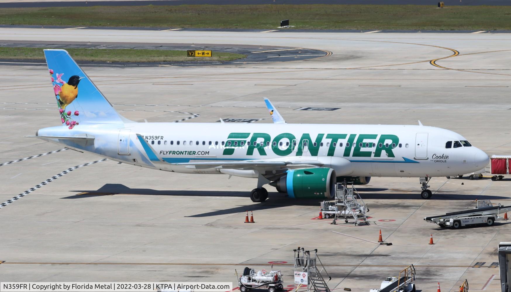 N359FR, 2019 Airbus A320-251N C/N 9177, FFT A32N Cookie zx