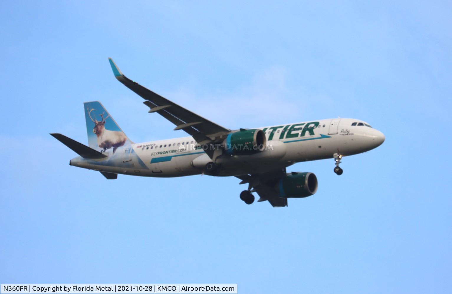N360FR, 2019 Airbus A320-251N C/N 9180, FFT A32N Ruby zx BNA-MCO