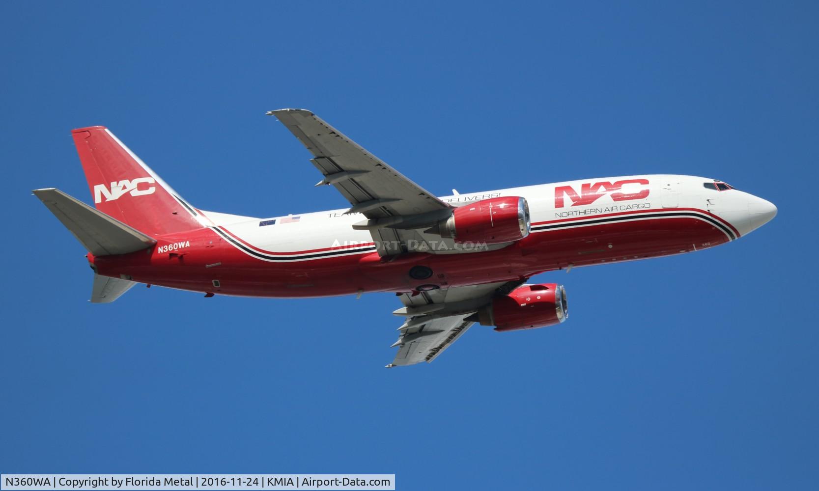 N360WA, 1987 Boeing 737-301 C/N 23553, NAC 733F zx MIA-SJU