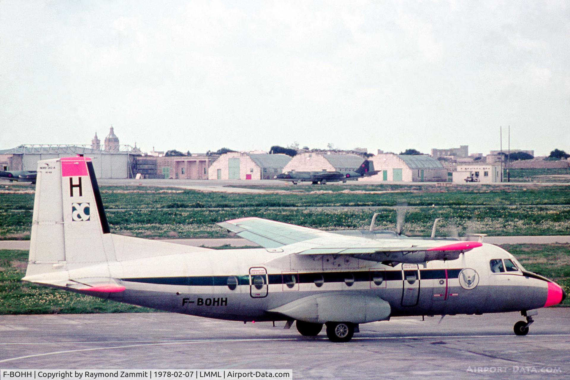 F-BOHH, Nord 262A-35 C/N 49, Nord262 F-BOHH French Civil Aviation