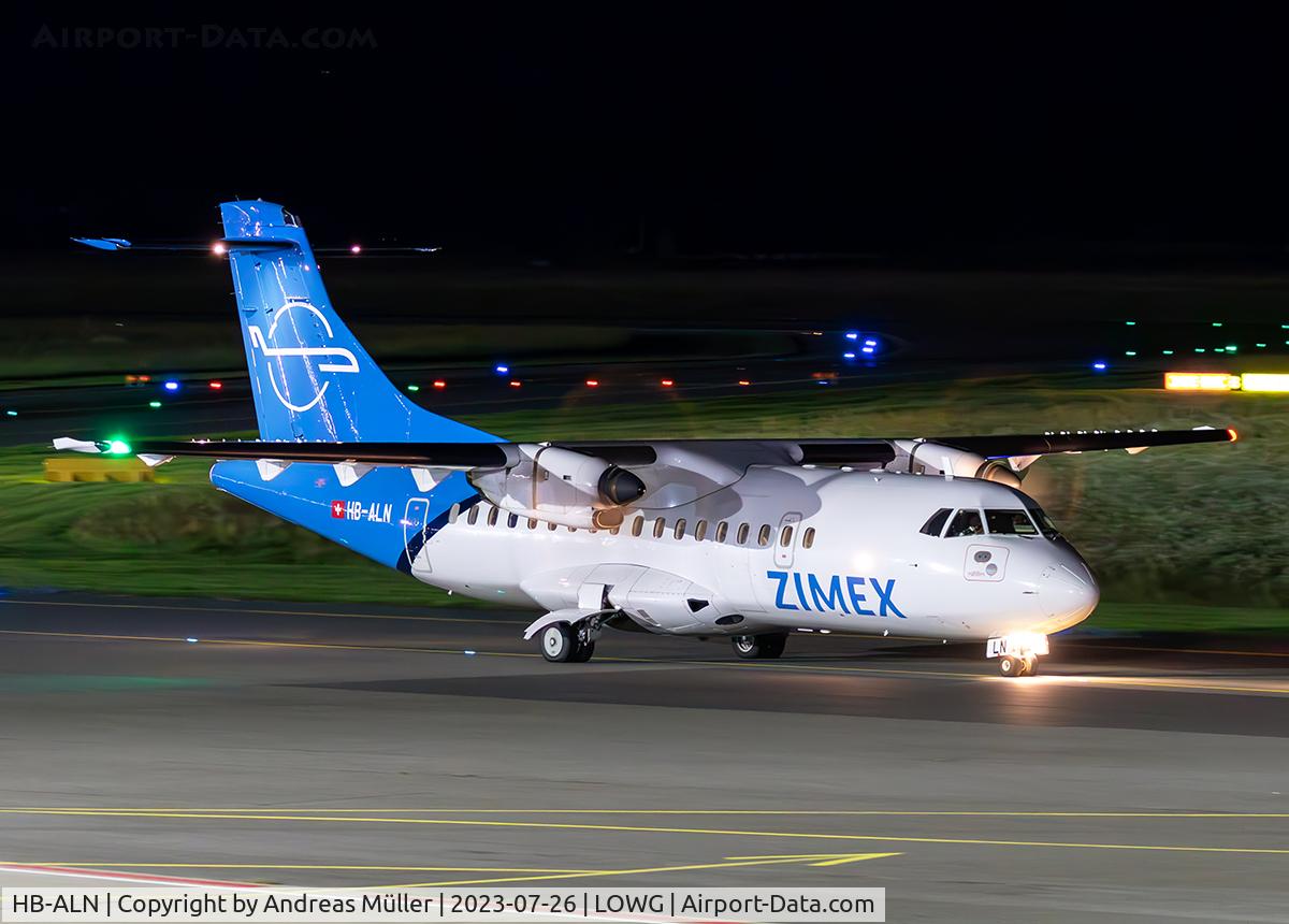 HB-ALN, 1996 ATR 42-500 C/N 528, Arriving from Colmer.