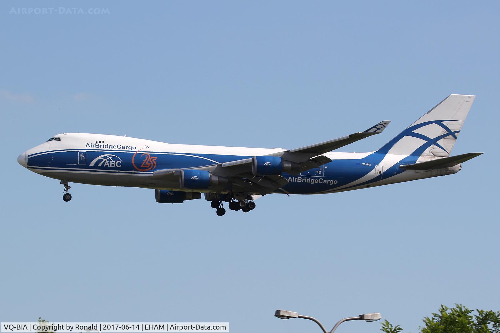 VQ-BIA, 2009 Boeing 747-4KZF (SCD) C/N 36785, at spl