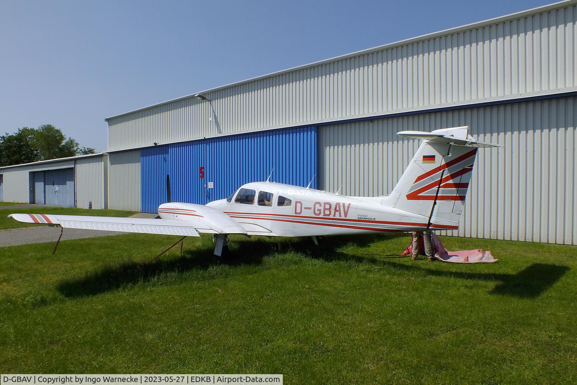 D-GBAV, 1981 Piper PA-44-180T Turbo Seminole Turbo Seminole C/N 44-8107051, Piper PA-44-180T Turbo Seminole at Bonn-Hangelar airfield '2305