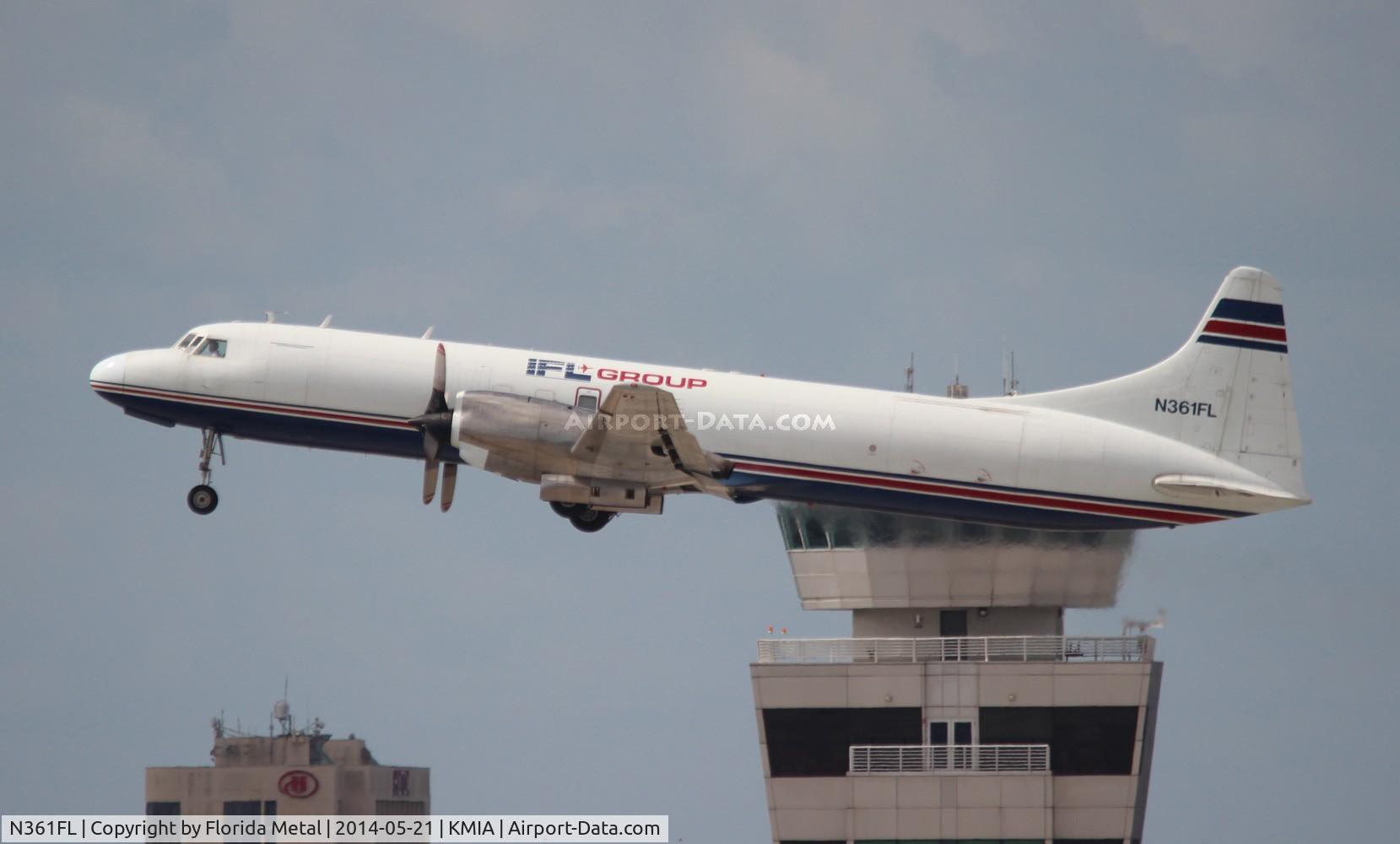 N361FL, 1956 Convair 5800 Metropolitan C/N 343, CV-5800 zx MIA-GCM