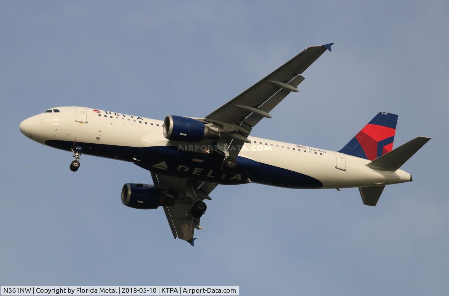 N361NW, 1998 Airbus A320-212 C/N 0907, DAL A320 zx MSP-TPA