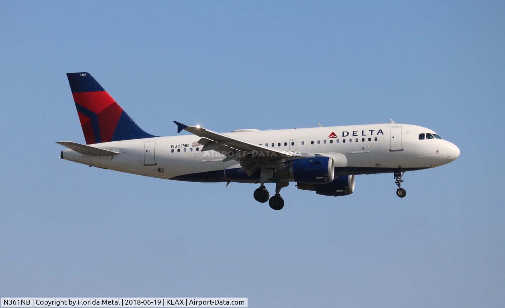 N361NB, 2003 Airbus A319-114 C/N 1976, DAL A319 zx IAH-LAX