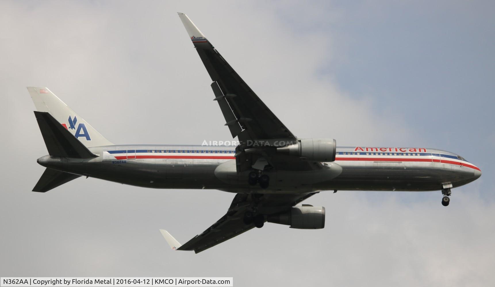 N362AA, 1988 Boeing 767-323 C/N 24043, AAL 763 zx ORD-MCO