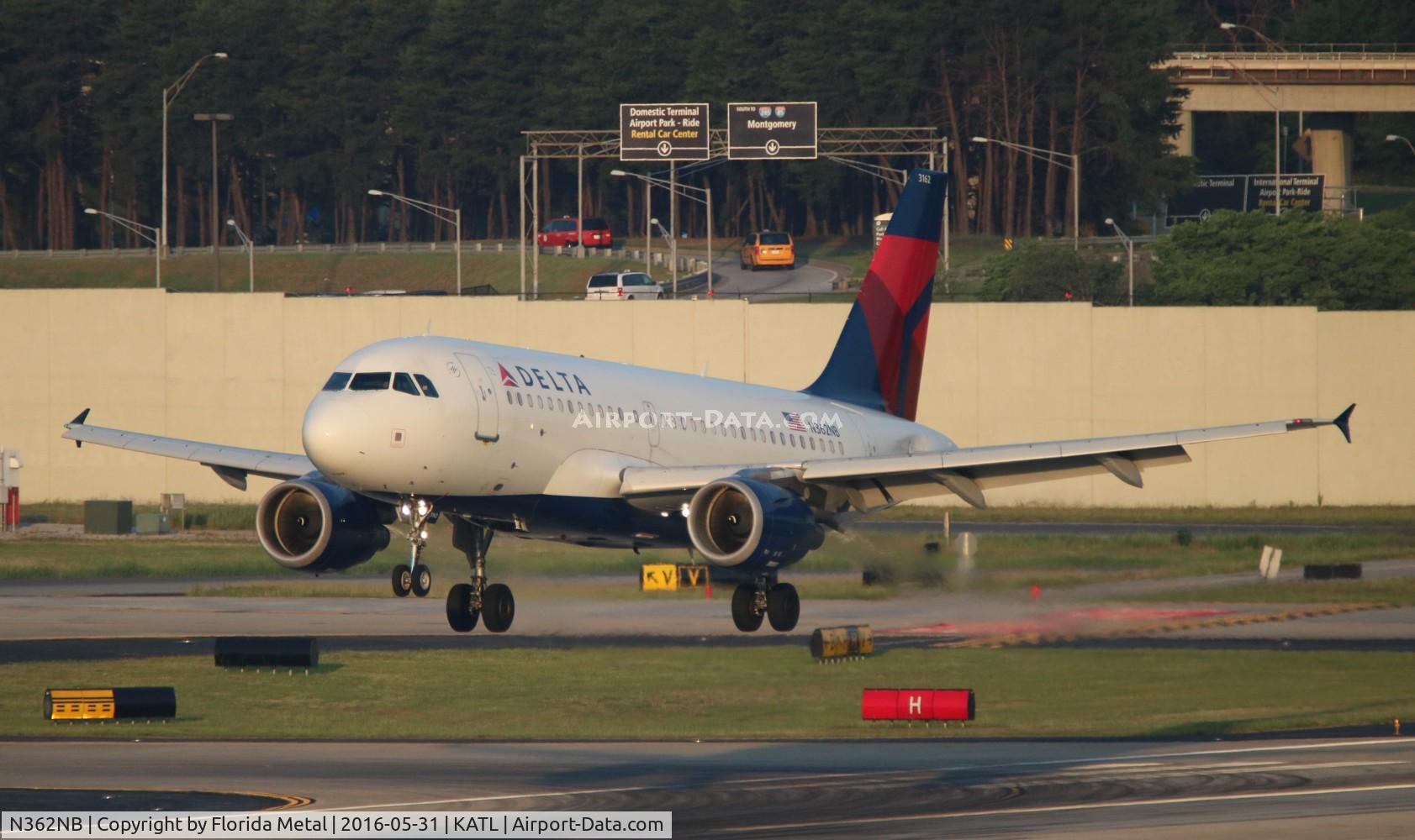 N362NB, 2003 Airbus A319-114 C/N 1982, DAL A319 zx IAD-ATL