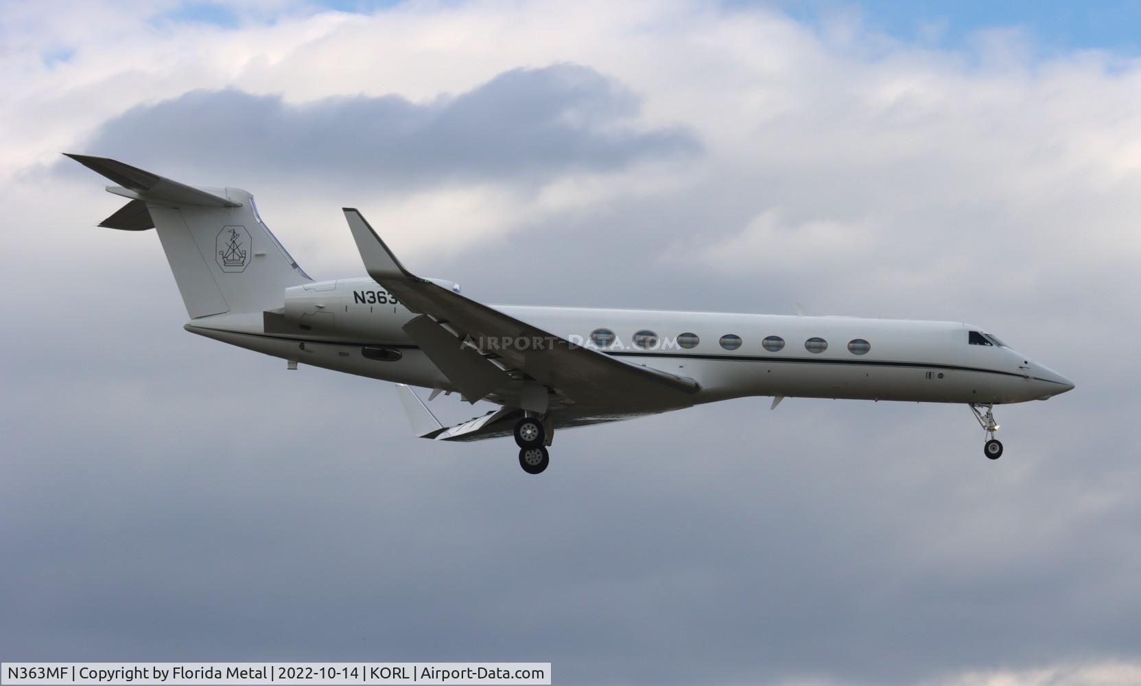N363MF, 2006 Gulfstream Aerospace GV-SP (G550) C/N 5112, G550 zx