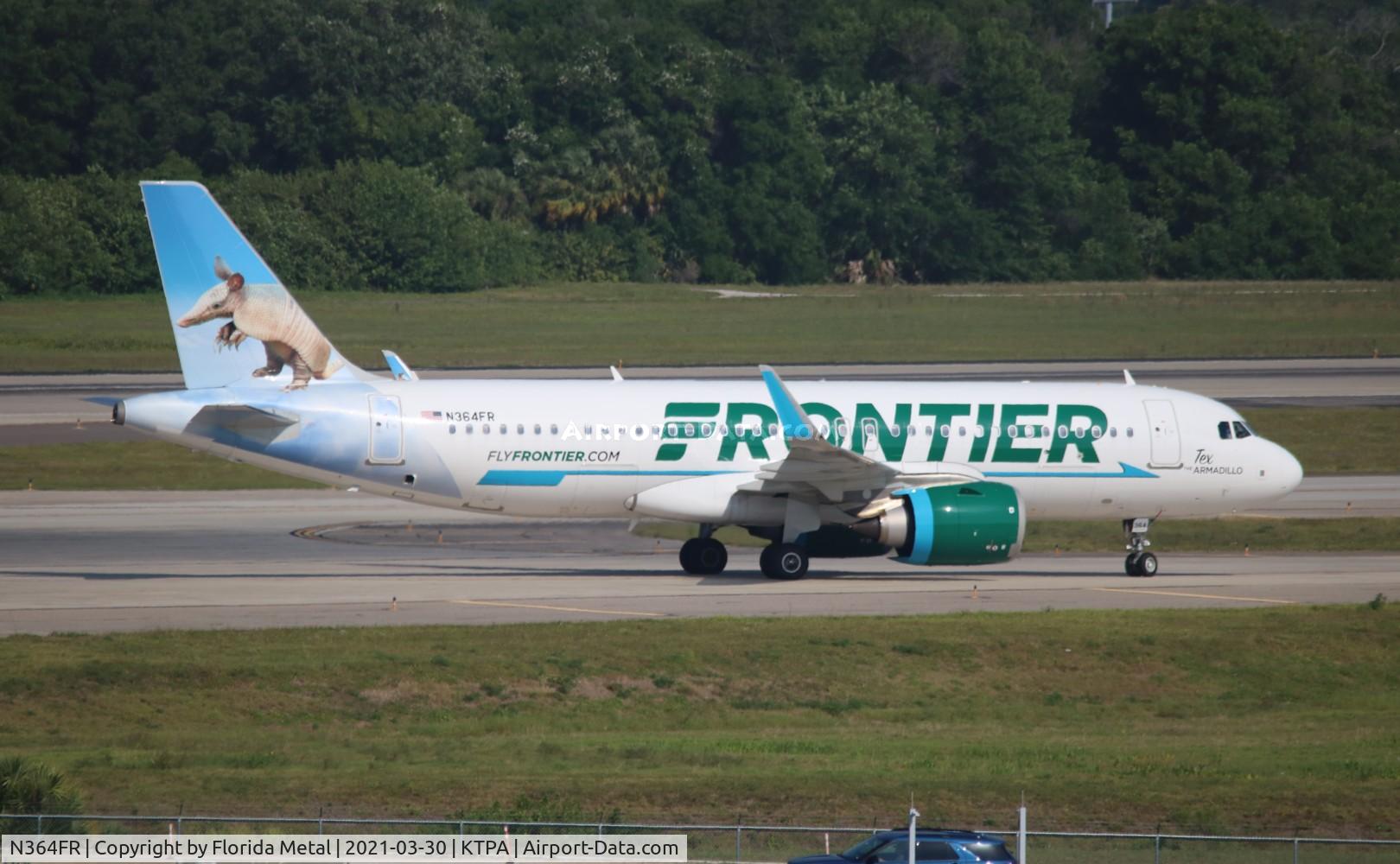 N364FR, 2019 Airbus A320-251NEO C/N 9271, FFT A32N Tex zx PHL-TPA