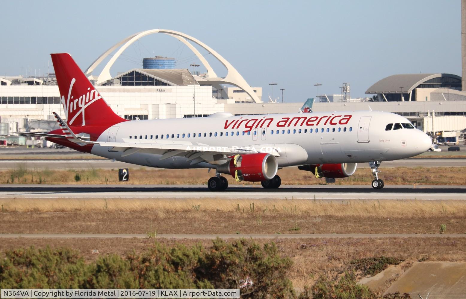 N364VA, 2016 Airbus A320-214 C/N 7138, VRD A320 zx in from IAD