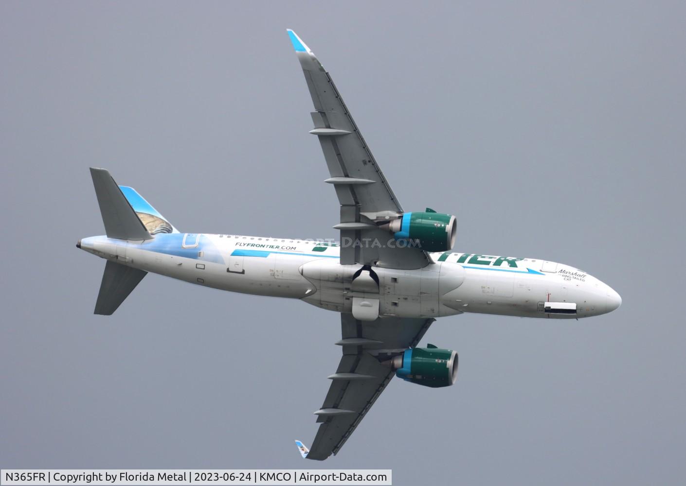 N365FR, 2019 Airbus A320-251N C/N 9340, FFT A32N Marshall zx BUF-MCO
