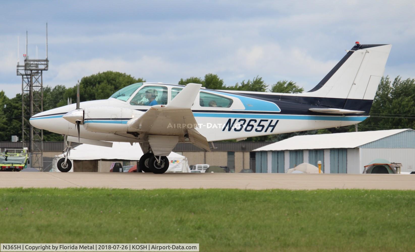 N365H, 1965 Beech 95-B55 (T42A) Baron C/N TC-843, Beech 55 zx