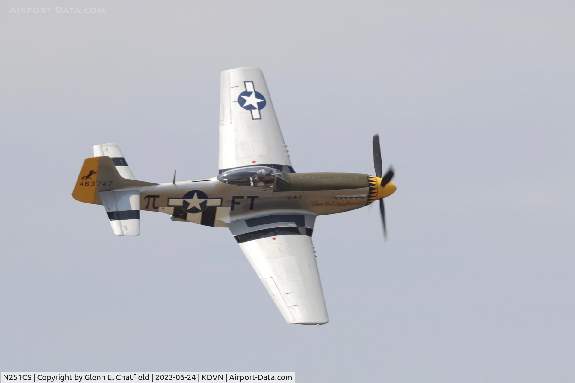 N251CS, North American F-51D Mustang C/N 44-74977N, At the Qua Cities Airshow