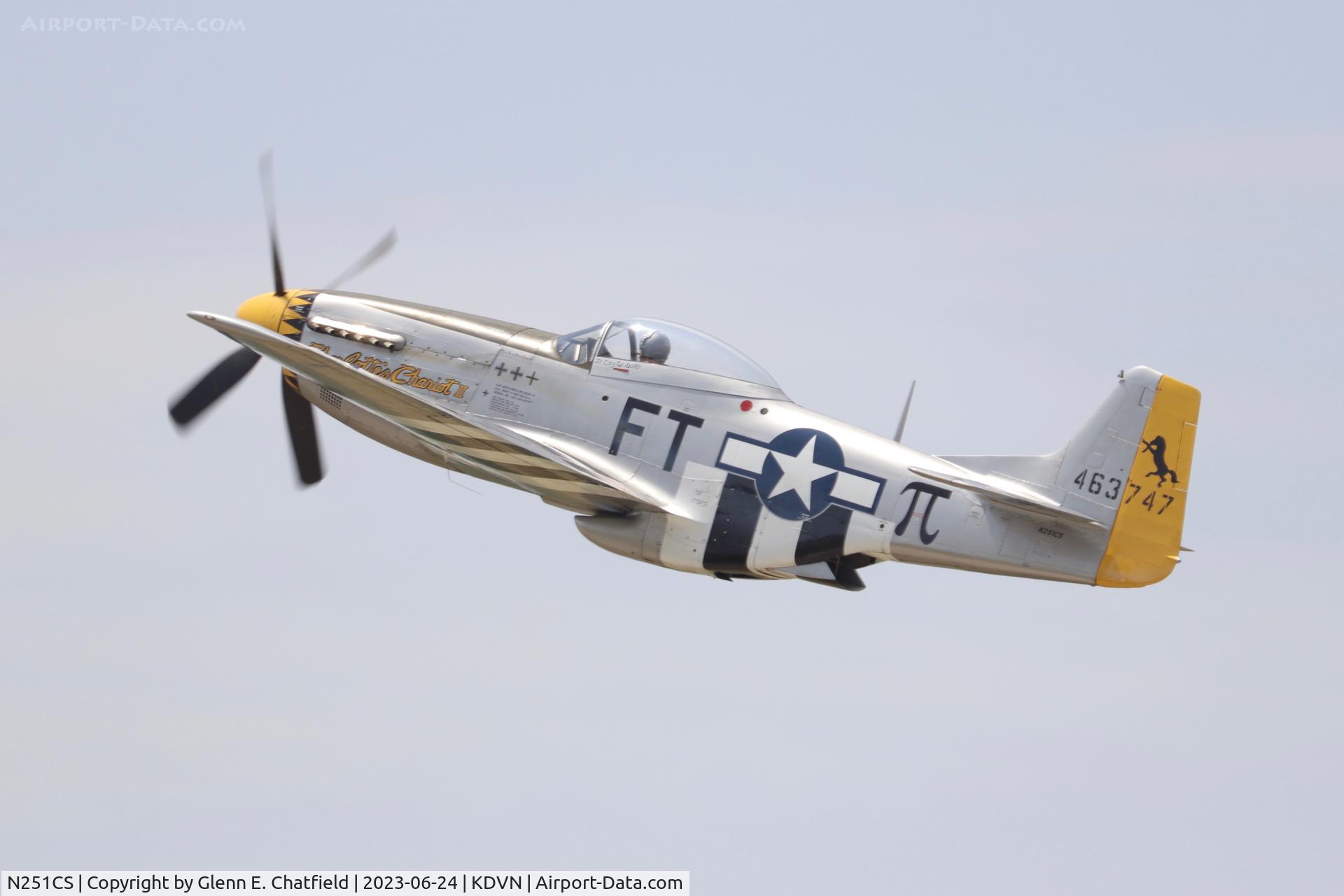 N251CS, North American F-51D Mustang C/N 44-74977N, At the Qua Cities Airshow