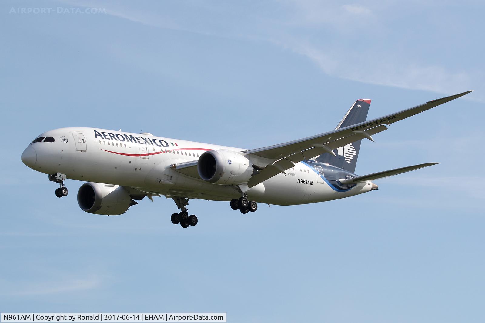N961AM, 2013 Boeing 787-8 Dreamliner C/N 35306, at spl