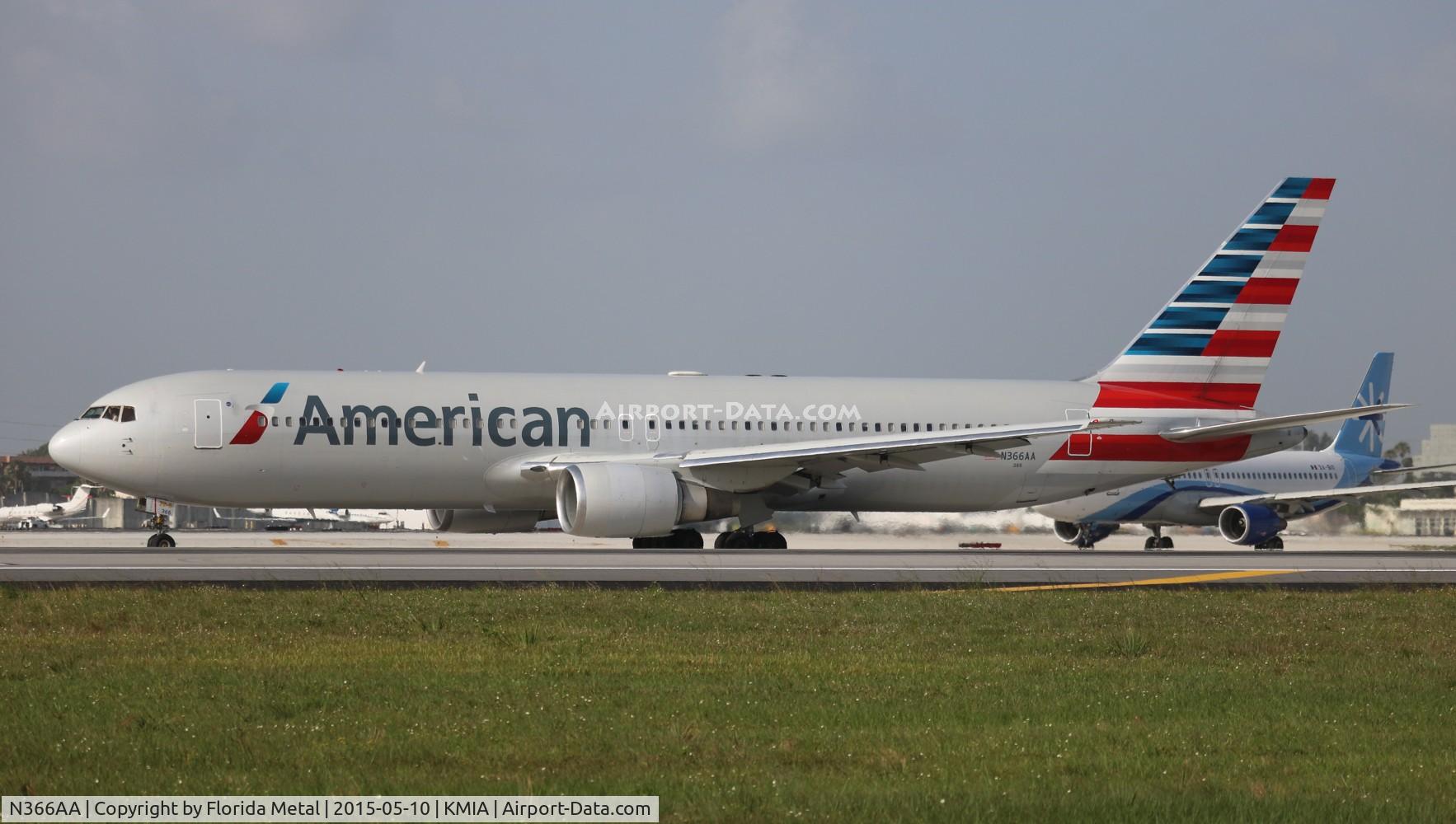 N366AA, 1991 Boeing 767-323/ER C/N 25193, AAL 763 zx MIA-LHR