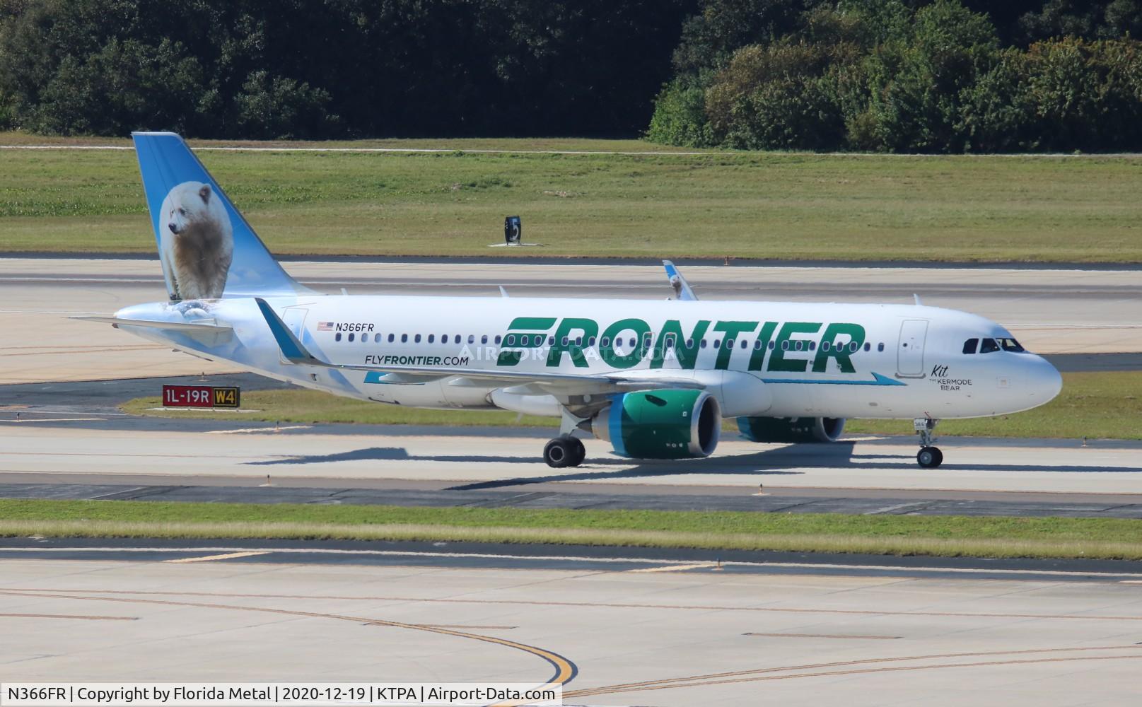 N366FR, 2020 Airbus A320-251N C/N 9465, FFT A32N Kit zx MDW-TPA