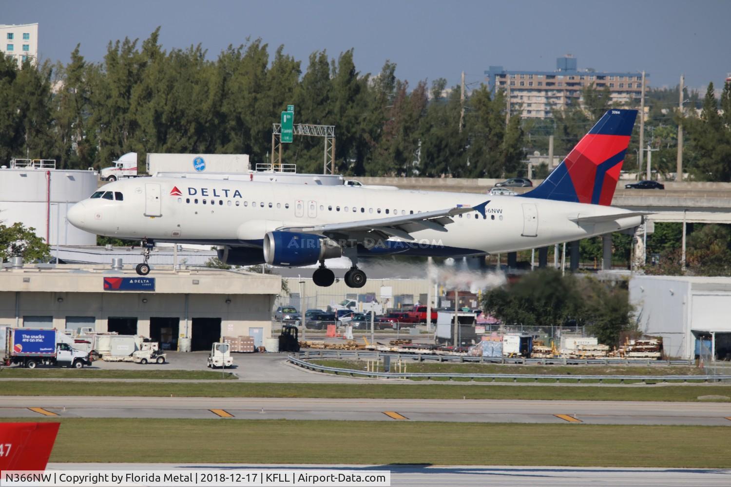 N366NW, 1999 Airbus A320-212 C/N 0981, DAL A320 zx CVG-FLL