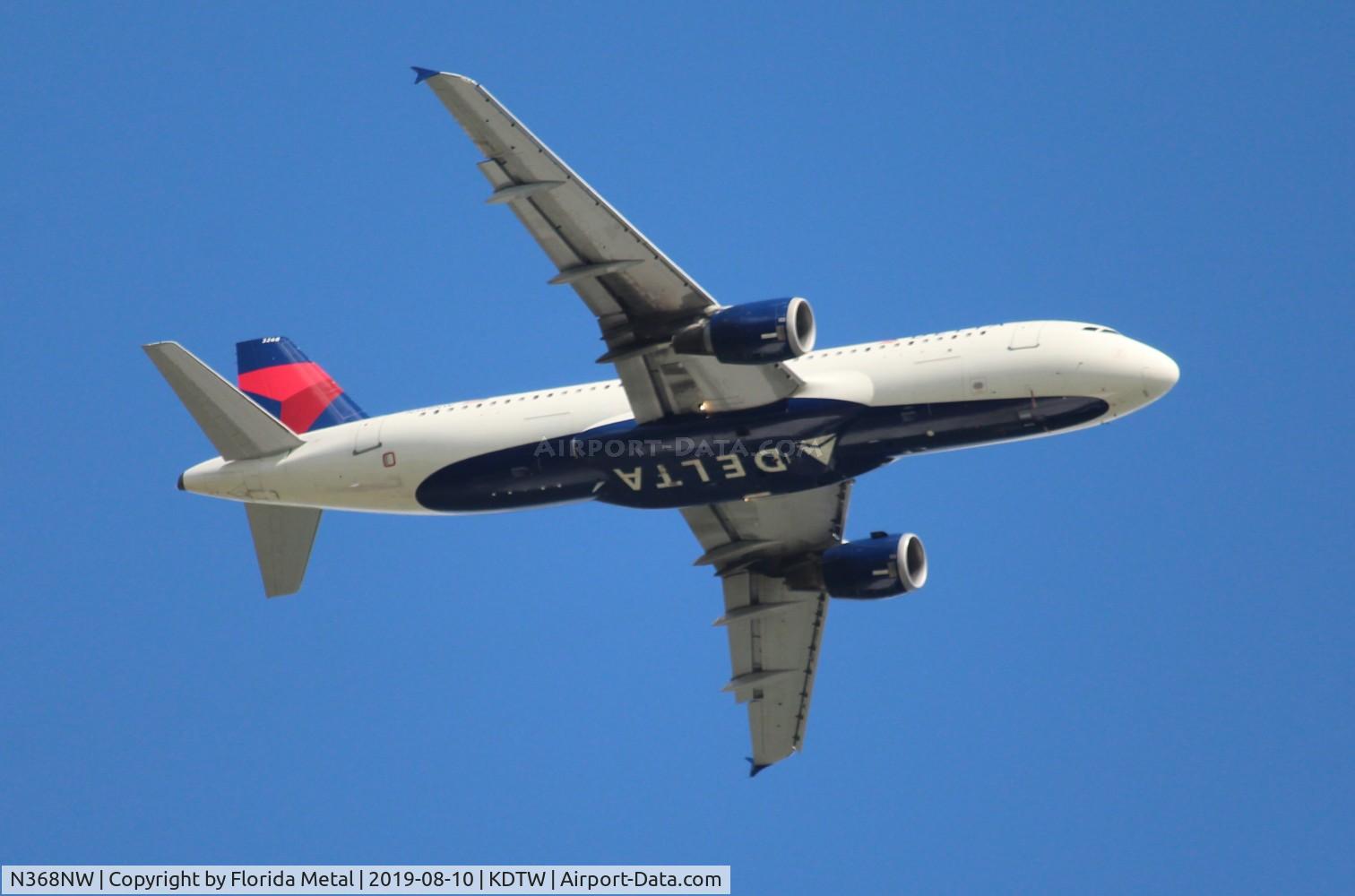 N368NW, 1999 Airbus A320-212 C/N 0996, DAL A320 zx DTW-DCA