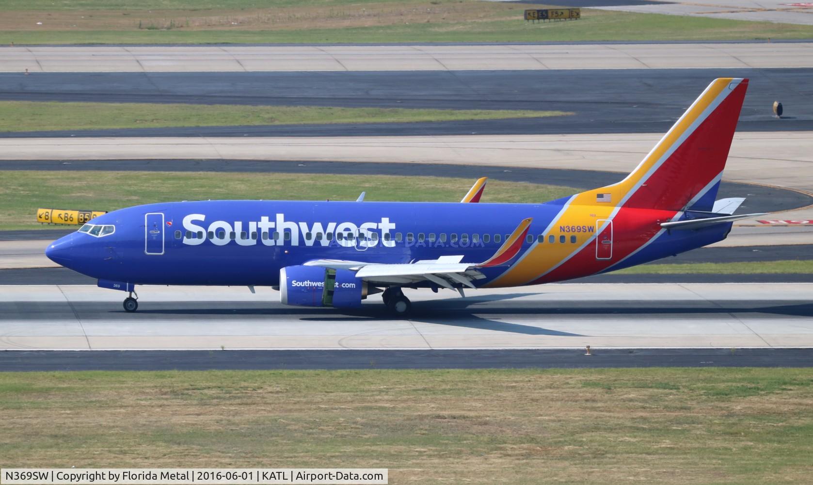 N369SW, 1993 Boeing 737-3H4 C/N 26580, SWA 733 nc zx BNA-ATL