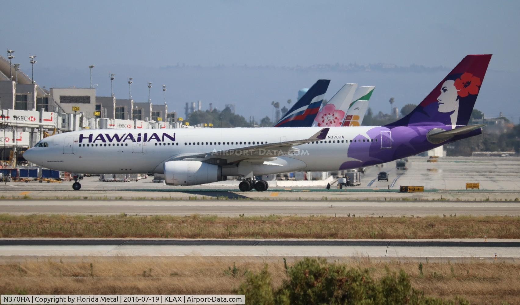 N370HA, 2014 Airbus A330-243 C/N 1511, HAL A332 zx in from HNL