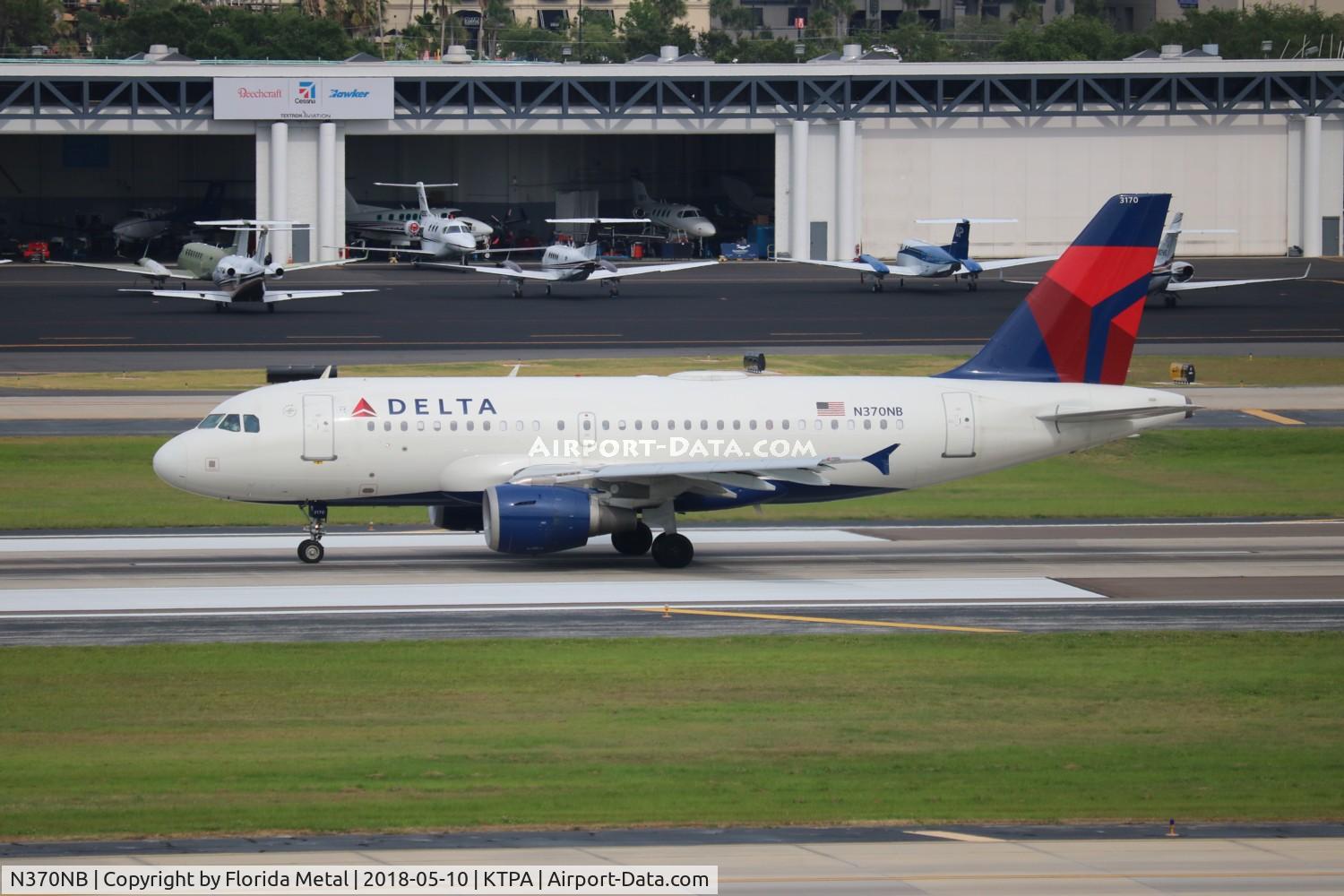 N370NB, 2003 Airbus A319-114 C/N 2087, DAL A319 zx TPA-RDU