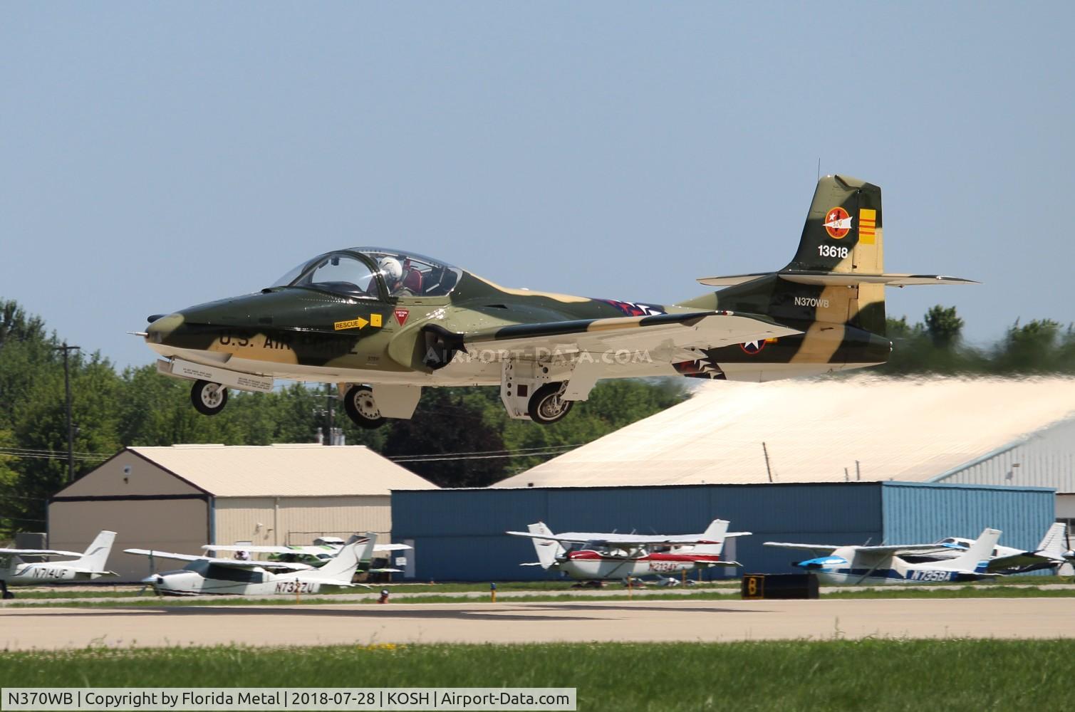 N370WB, 1966 Cessna T-37C Tweety Bird C/N 40974, T-37 zx