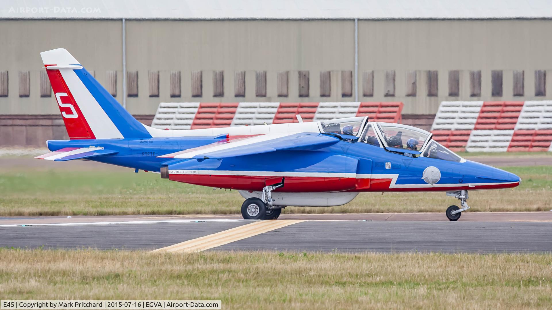 E45, Dassault-Dornier Alpha Jet E C/N E45, RIAT 2015