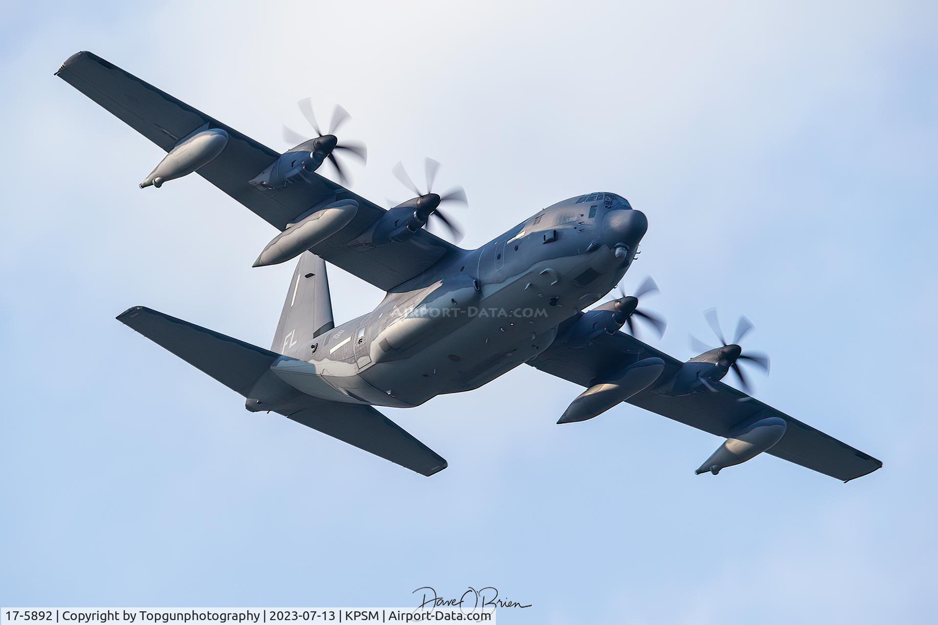 17-5892, Lockheed Martin HC-130J Combat King II Hercules C/N 382-5892, KING39 off from PSM