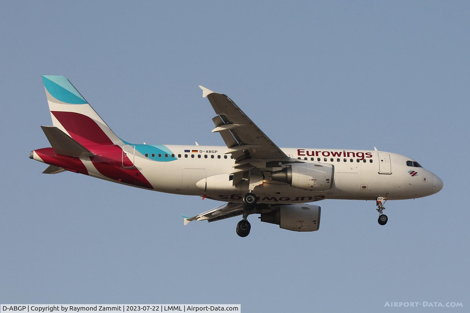 D-ABGP, 2008 Airbus A319-112 C/N 3728, A319 D-ABGP Eurowings