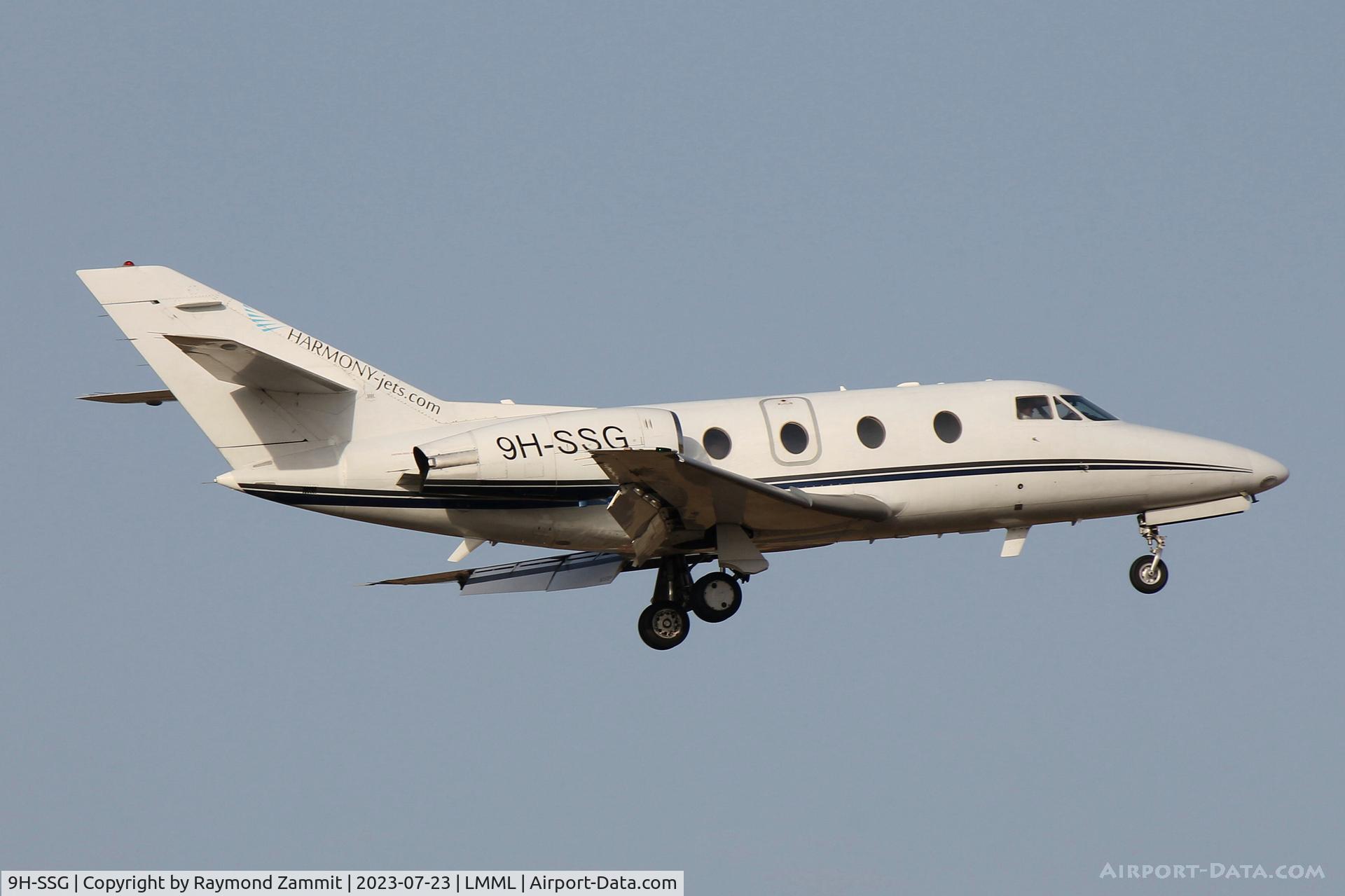 9H-SSG, 1987 Dassault Falcon 10 C/N 209, Dassault Falcon 10 9H-SSG Harmony Jets