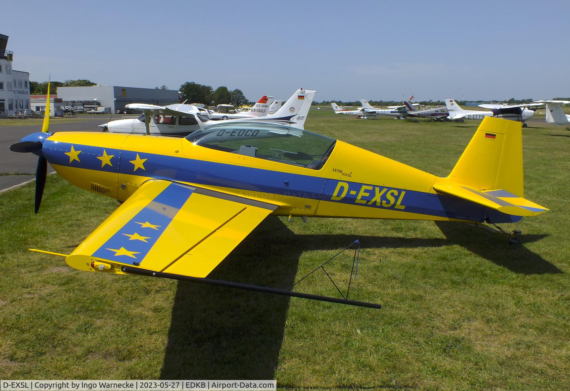 D-EXSL, Extra EA-300L C/N 008, Extra EA-300L at Bonn-Hangelar airfield '2305