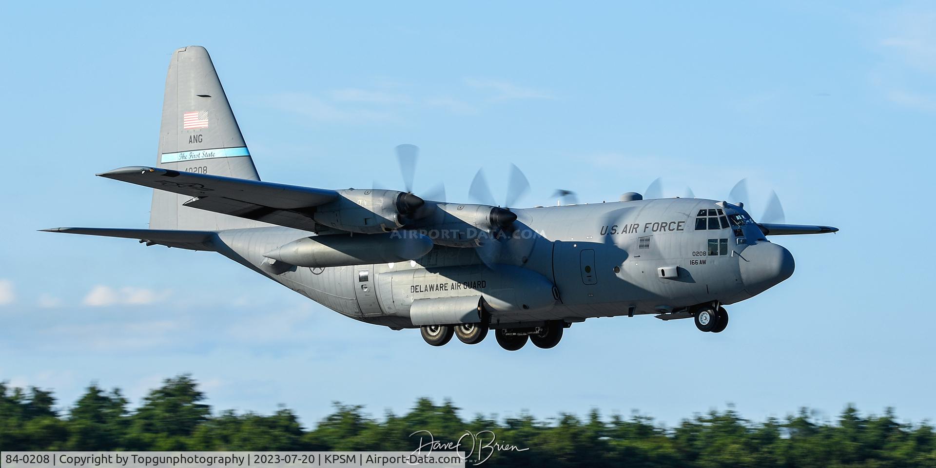 84-0208, 1984 Lockheed C-130H Hercules C/N 382-5046, 139th AS out of	Schenectady NY