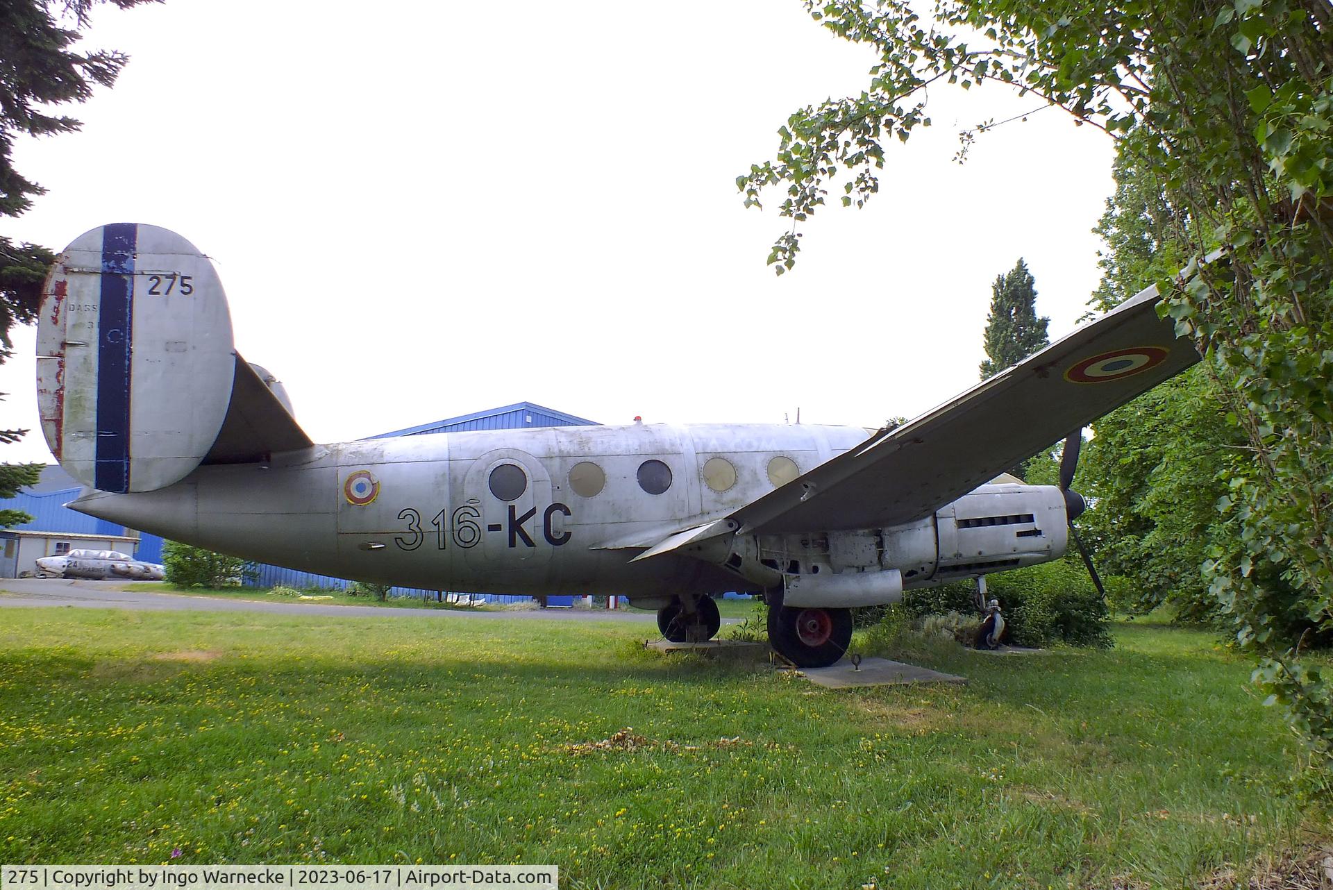 275, Dassault MD-311 Flamant C/N 275, Dassault MD.311 Flamant at the Musee de l'Epopee de l'Industrie et de l'Aeronautique, Albert