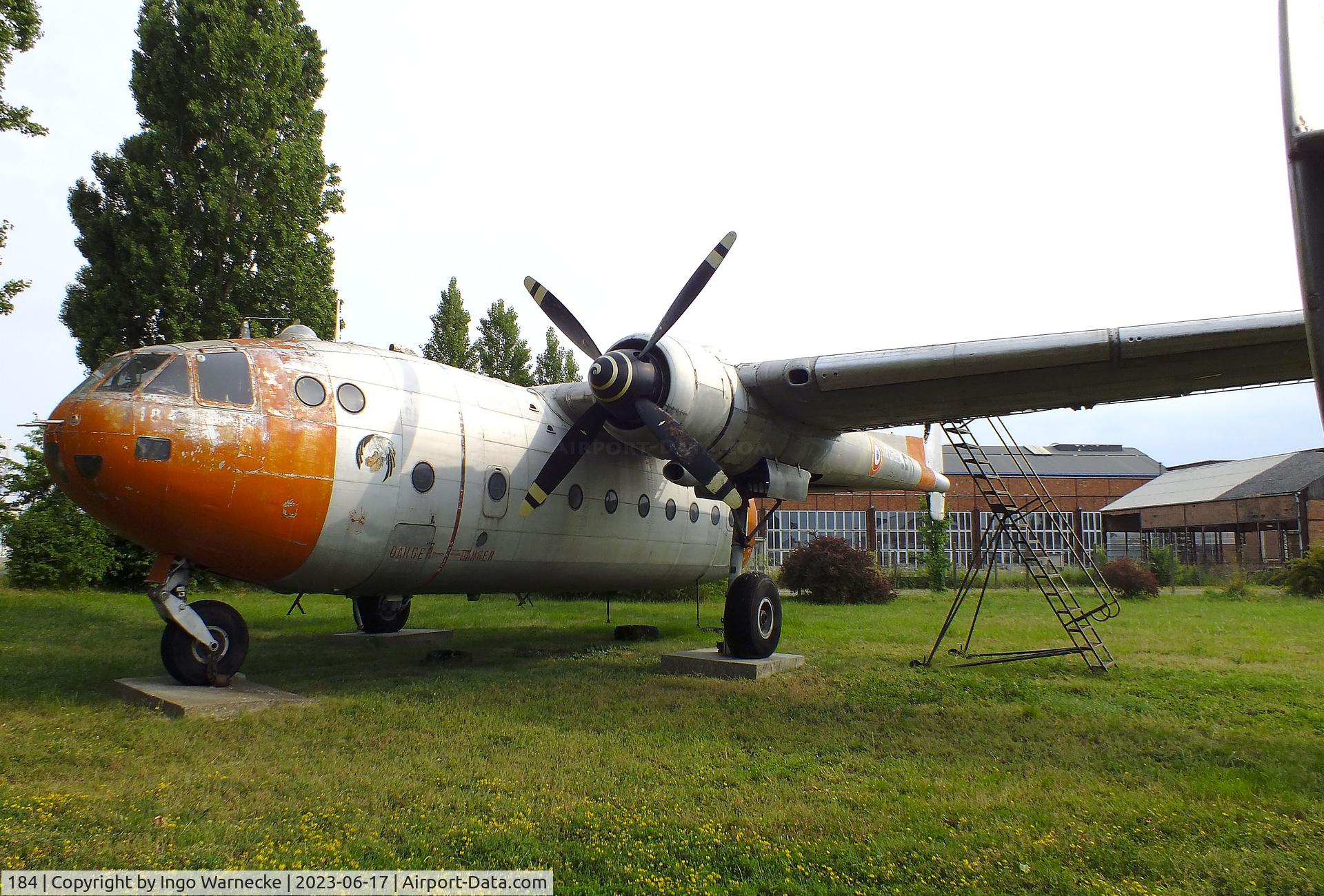 184, 1959 Nord N-2501F Noratlas C/N 184, Nord N.2501F Noratlas at the Musee de l'Epopee de l'Industrie et de l'Aeronautique, Albert