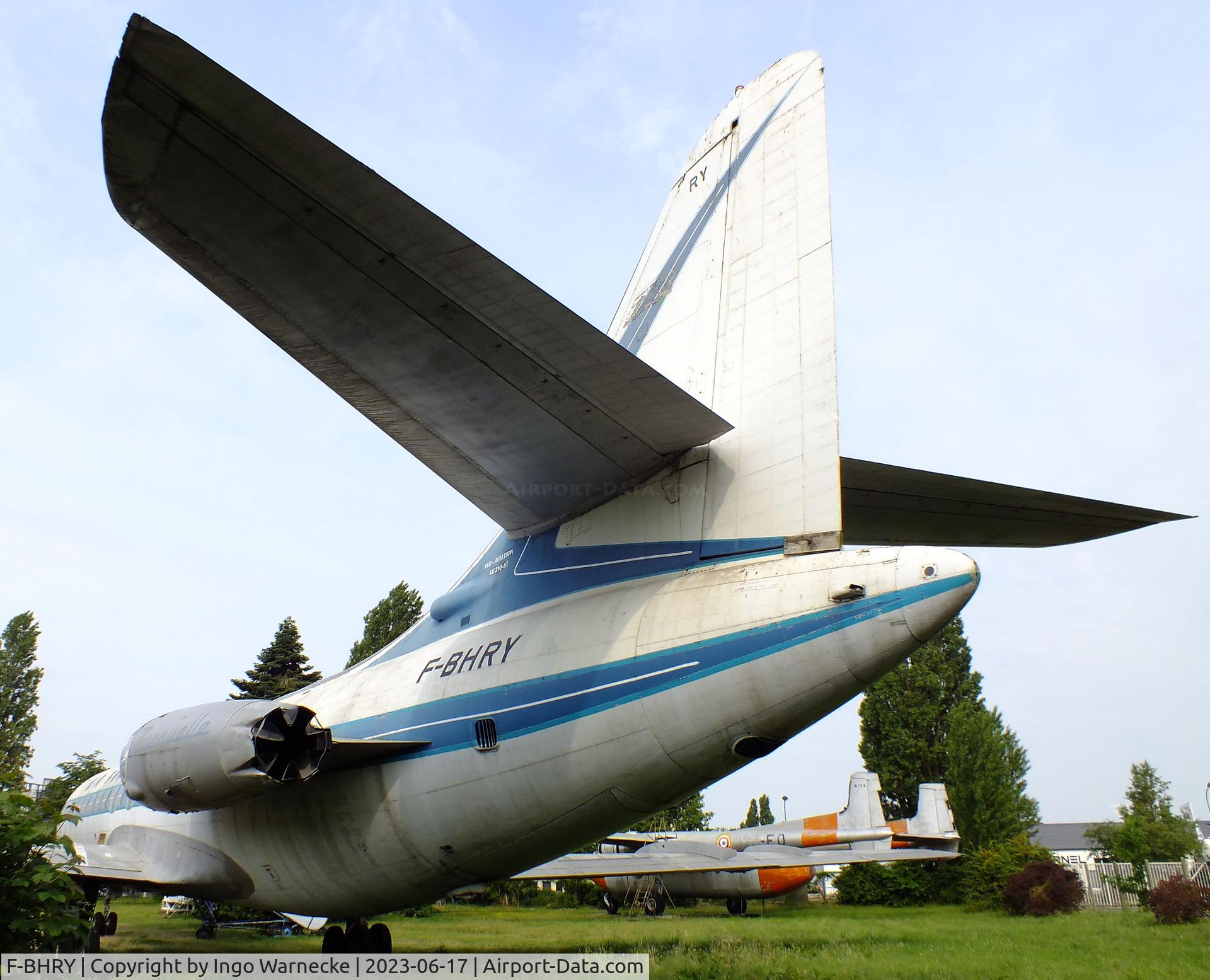F-BHRY, 1961 Sud Aviation SE-210 Caravelle III C/N 61, Sud Aviation SE.210 Caravelle III at the Musee de l'Epopee de l'Industrie et de l'Aeronautique, Albert