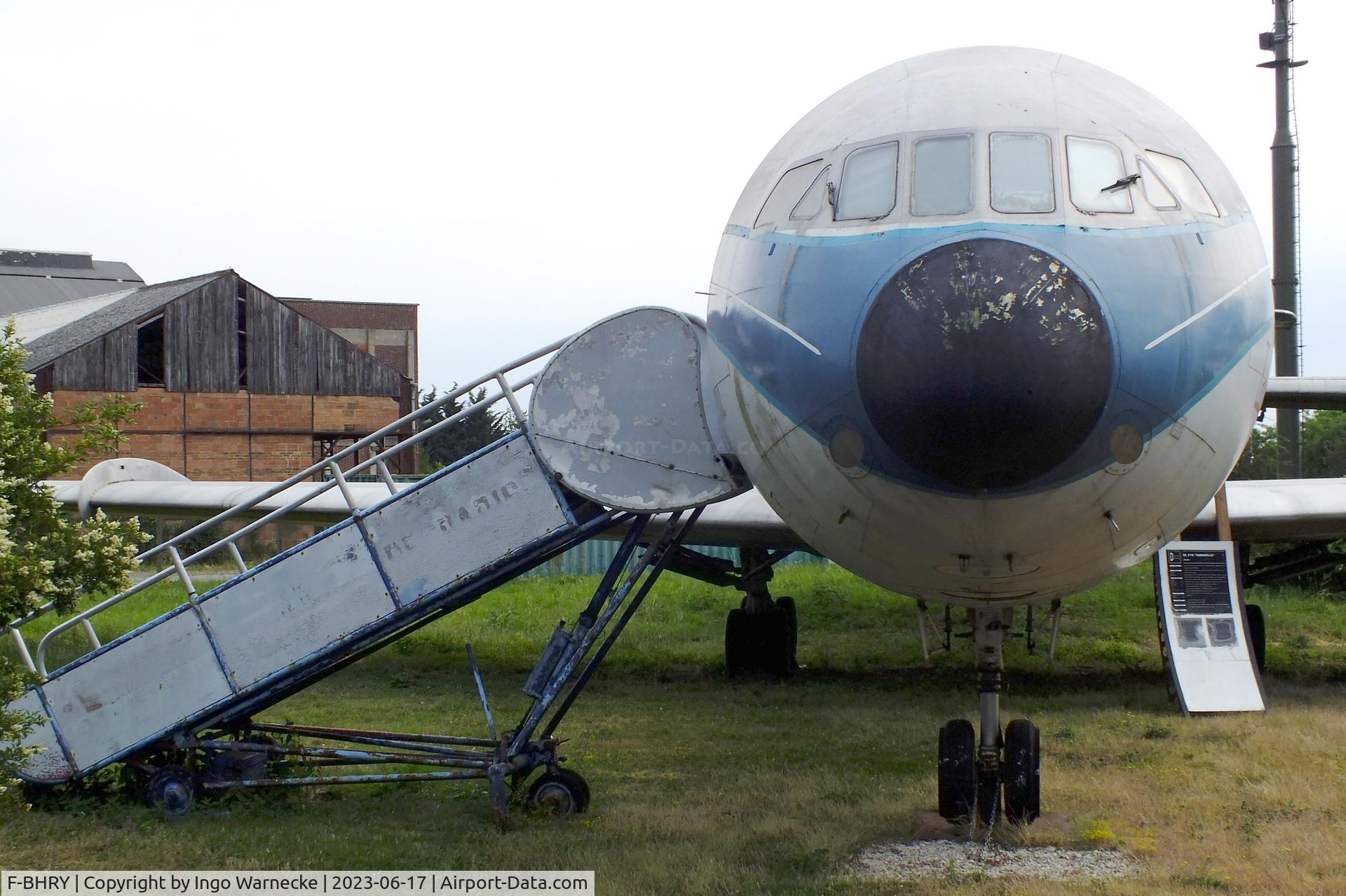 F-BHRY, 1961 Sud Aviation SE-210 Caravelle III C/N 61, Sud Aviation SE.210 Caravelle III at the Musee de l'Epopee de l'Industrie et de l'Aeronautique, Albert